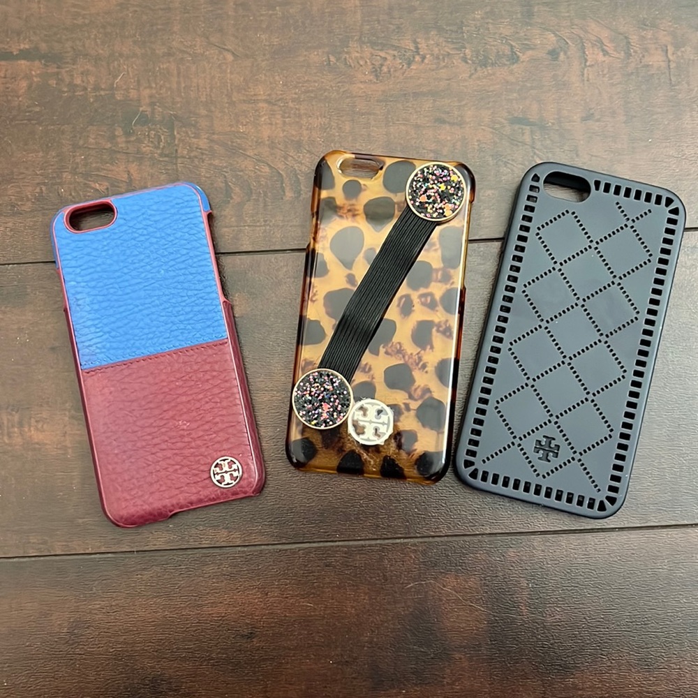 Tory Burch iPhone 6/6s Leopard Silicone Leather Case
